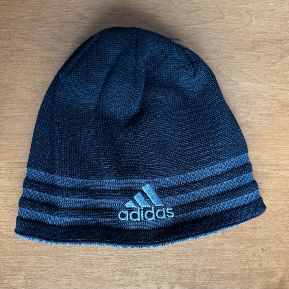 adidas Women’s Black Knit Beanie